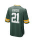 Фото #3 товара Men's Eric Stokes Green Green Bay Packers Player Game Jersey