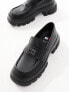 Tommy Jeans chunky loafers in black