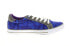 Фото #1 товара Ed Hardy Jet EH9030L Mens Blue Canvas Lace Up Lifestyle Sneakers Shoes 11.5