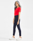 Фото #3 товара Women's Mid-Rise Pull-On Capri Jeans Leggings, Created for Macy's