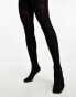 Фото #6 товара ASOS DESIGN 40 denier tights with bum tum thigh support in black