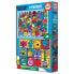 EDUCA BORRAS 2X48 Monsieur Madame Puzzle