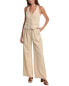 Reveriee 2Pc Top & Pant Set Women's Beige S