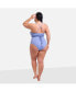 Plus Size Sunny Tie Waist One Piece Swimsuit - Sky Blue