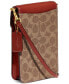 ფოტო #4 პროდუქტის Coated Canvas Signature C Phone Mini Crossbody