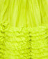 Фото #4 товара Платье Christian Siriano Pleated & Tiered Maxi Gown