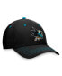 ფოტო #4 პროდუქტის Men's Black San Jose Sharks Authentic Pro Rink Flex Hat