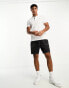 Фото #1 товара Tommy Jeans slim placket short sleeve polo shirt in white