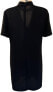 Zara 302176 Mini Dress with Choker Collar Size XXL Black
