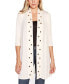 ფოტო #1 პროდუქტის Grommet-Trim Open-Front Cardigan