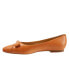 Фото #4 товара Trotters Erica T2004-282 Womens Brown Leather Slip On Ballet Flats Shoes 5