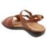 Фото #5 товара Trotters Razzi T2114-215 Womens Brown Leather Strap Sandals Shoes