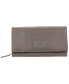ფოტო #6 პროდუქტის Women's Pebbled Collection RFID Secure Mini Clutch Wallet