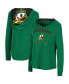 Фото #1 товара Women's Green Oregon Ducks Catalina Hoodie Long Sleeve T-Shirt