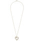 Macy's diamond Heart Pendant 18" Necklace (1/2 ct. t.w.) in 10k White, Yellow or Rose Gold.