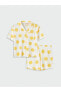 Фото #6 товара Пижама LCW DREAM Gömlek Yaka Пятнистая Женская Комплект