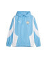 ფოტო #2 პროდუქტის Men's Sky Blue Manchester City 2023/24 Pre-Match Anthem Full-Zip Hoodie Jacket