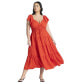 Фото #1 товара Plus Size Ruffled Tiered Maxi Dress