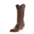 Фото #4 товара Abilene Boots 9172 Womens Brown Leather Slip On Cowboy Western Boots