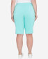 Фото #2 товара Plus Size Spring into Action Solid Tech Stretch Skimmer Pant