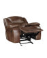 White Label Ouray 40" Leather Glider Reclining Chair