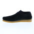 Фото #9 товара Clarks Weaver 26165081 Mens Black Suede Oxfords & Lace Ups Casual Shoes
