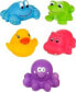 Фото #1 товара Игрушки для ванной цветные зверюшки AKUKU AKUKU