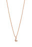 Delicate bronze butterfly necklace Allegra RZAL034 (chain, pendant)