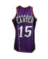 Фото #3 товара Men's Vince Carter Toronto Raptors 1998-1999 Throwback Authentic Jersey - Purple