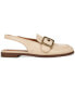 ფოტო #6 პროდუქტის Women's Eve Buckled Slingback Tailored Loafer Flats