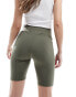 Noisy May legging shorts in khaki