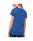 ფოტო #2 პროდუქტის Women's Heathered Royal New York Giants Main Game T-shirt