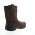 Фото #8 товара Merrell Strongfield LTR Pull On WP Composite Toe Mens Brown Work Boots