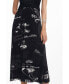 Фото #5 товара Women's Midi dress with text