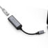 Фото #1 товара Adam Elements USB-C auf Ethernet Adapter 1 Gbit Grau
