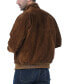 Фото #2 товара Men WWII Suede Leather Bomber Jacket - Tall