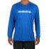 Фото #3 товара Shimano Long Sleeve Tech Tee Color - Royal Blue Size - SM (ATEEVAPLSSRBL) Fis...