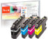 Фото #1 товара Peach 319795 - Compatible - Pigment-based ink - Black,Cyan,Magenta,Yellow - Brother - Multi pack - Brother DCPJ 562 DW Brother MFCJ 1100 Series Brother MFCJ 1150 DW Brother MFCJ 1180 DWT Brother...