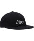 Men's Black Evan Mock Sorry Snapback Hat