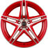 Borbet XRT racetrack red polished 8x18 ET45 - LK5/114.3 ML72.5