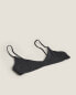 Фото #3 товара Plain anthracite grey beach bikini top