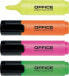 Office Products Zakreślacz 2-5mm (linia), 4szt., mix kolorów