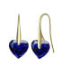 ფოტო #1 პროდუქტის Sterling Silver Cubic Zirconia Stylish Party Heart Earrings