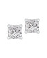GIA Certified Diamond Princess Stud Earrings (1 ct. t.w.) in 14K White Gold