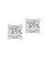 Фото #3 товара GIA Certified Diamond Princess Stud Earrings (1 ct. t.w.) in 14K White Gold