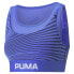 Фото #1 товара Puma Close Out Basketball Sports Bra Womens Blue Casual 53905702