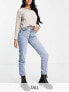 Stradivarius Tall mom fit vintage jean in light wash