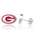 ფოტო #1 პროდუქტის Women's Georgia Bulldogs Enamel Post Earrings