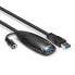 Lindy USB 3.0 Active Extension 10m - 10 m - USB A - USB A - USB 3.2 Gen 1 (3.1 Gen 1) - 5000 Mbit/s - Black