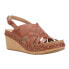 Фото #2 товара Corkys Dream Weaver Studded Wedge Womens Brown Casual Sandals 41-0219-TBCO